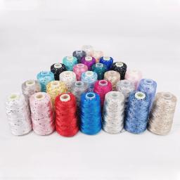 Fios mercerizados para tricô, lantejoulas especiais, tecidos à mão DIY, boneca de pano, cobertor de lã, 3mm, 50g, 350m, 50g - Image 4