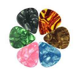 Conjunto de 10 palhetas coloridas, instrumentos musicais, cor diferente, forma de coração, para ukulele - Image 4