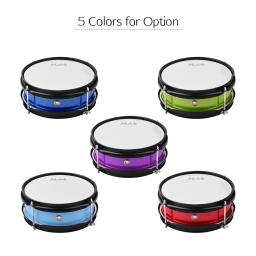 Muslady tambor de percussão 8 polegada snare tambor cabeça com baquetas alça de ombro tambor chave para iniciante estudante banda feriado presente - Image 2