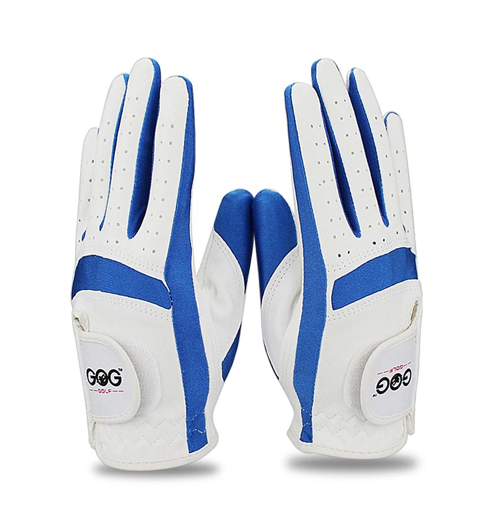 Luvas de golfe Gore genuínas para crianças, tecido pano, menino, menina, azul, rosa, mãos prática - Image 1