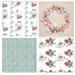 Kljuyp 12 folhas de cartão de papel para scrapbooking, para dias de natal, origami, arte de fundo, faça você mesmo, artesanato de papel para scrapbook - Image 5