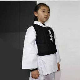 Kyokushin Karate Chest Guard, Body Shield para Competição de Treinamento Iniciante, Sparring Equipamento de Proteção, Karate Protetora - Image 3