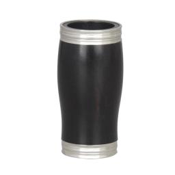 Ebony Clarinete Tuning Tube, Duas seções, Barril Treble Pitch Pipe com Silver Rim, Acessórios para instrumentos de sopro - Image 2