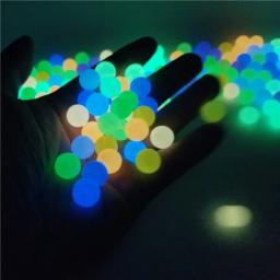 6/8/10/12mm misto brilho acrílico contas redondas contas luminosas para fazer jóias diy artesanal mulher homens pulseira colar - Image 2