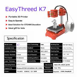 Easythreed-mini impressora 3d x1, portátil, eductaion, presente para crianças, pequena impressora 3d diy - Image 5