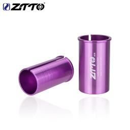 Ztto espaçador de bicicleta para selim, capa de tubo converter bicicleta de liga metálica em mtb com mudança de tamanho 25.4 27.2 31.6 - Image 1