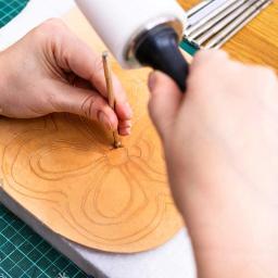 Ferramentas de carimbo de couro, de escultura em couro, diferentes formatos, para artesanato, faça você mesmo, arte e trabalho - Image 4