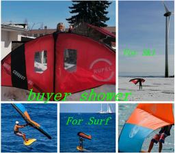 Inflável Kite Foil Wing para Windsurf, Foil Wing, Hydrofoil, 4-6m, fibra melhorada - Image 6