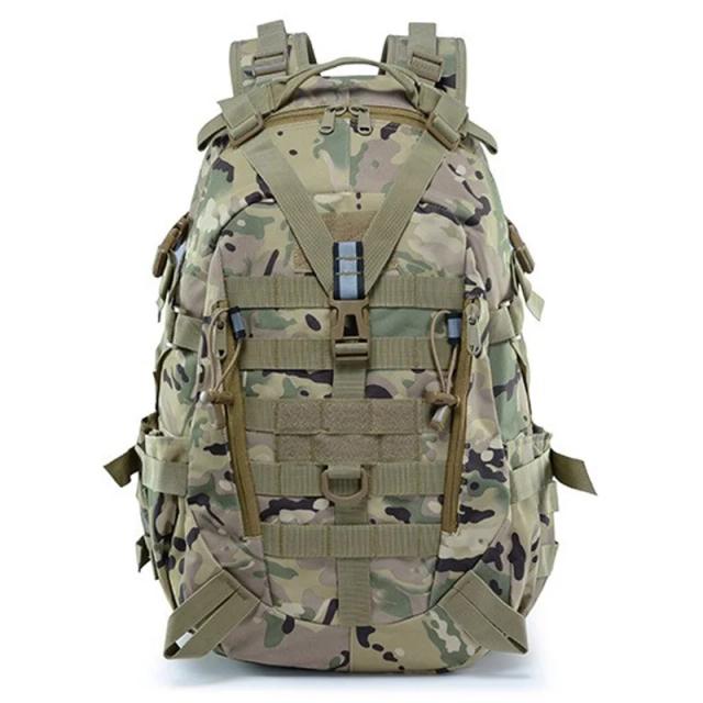Mochila Tática Molle Oxford Impermeável 50cm para Acampamento e Caminhada