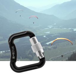 MagiDeal-parapente paraquedas mosquetão, Auto Locking Segurança Parachute, 20KN - Image 3