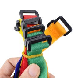5 pçs/lote bicicleta guiador cinta titular ciclismo lanterna gravata corda ataduras universal náilon pegajoso gravata itens fixos cinta da bicicleta - Image 4