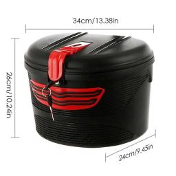 40% cesta de bicicleta elétrica quente cesta frente mountain bike pendurado armazenamento plástico pendurado cesta à prova dwaterproof água universal veículo - Image 5