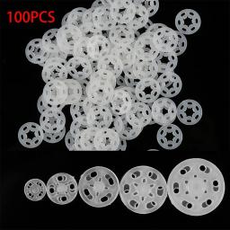 100 pces 7mm/10mm/13mm/15mm/18mm abs prendedores de pressão de plástico botão parafuso prisioneiro acessório de costura diy artesanato artesanal - Image 5