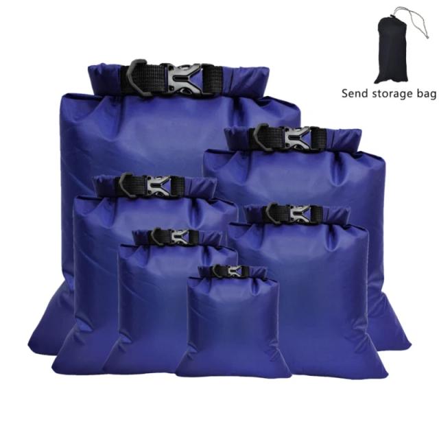 Mochila Impermeável para Atividades ao Ar Livre - Conjunto de 6 Sacos Seca para Canoagem, Caiaque e Praia