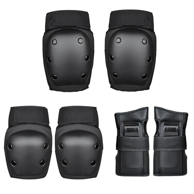 Protetor para cotovelo e pulso, infantil adulto, protetor para esportes ao ar livre, em linha, ciclismo, skateboard s m l 6 peças - Image 1