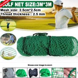 Golfe 3*3m prática de treinamento rede de polietileno prática net resistente impacto rede corda esportes formação acessórios - Image 1