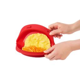 Molde de silicone para omelete e micro-ondas, forno antiaderente, panela de cozimento, ovos para enrolar, cozinha, acessórios para cozinhar - Image 4