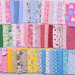 Tecido de algodão estampado floral, artesanato de bonecas, acessórios de costura, artesanato, faça você mesmo - Image 2