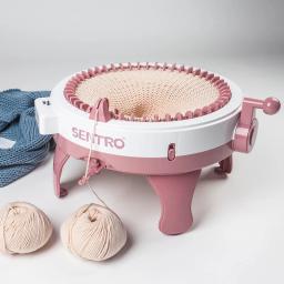 Máquina de tricô artesanal de lã para bricolage, ferramenta de tricô, artefato para lenço de malha manual, suéter e meias, adultos e crianças, 22 agulhas, 40 agulhas, 48 agulhas - Image 4