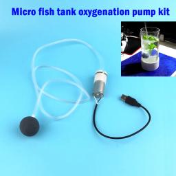 Aquário oxigênio bomba de ar tanque de peixes portátil mini usb 370 oxigenação bomba pequeno aerador oxigenador acessórios do aquário - Image 1