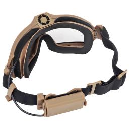 Óculos tático com sistema de ventilador, óculos de alto impacto, lente protetora intercambiável, ciclismo, paintball, airsoft, jogo de guerra - Image 3