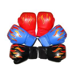 Luva protetora de couro para crianças, luvas Kickboxing, treinamento de perfuração, esportes Sanda, muay thai, mma - Image 1