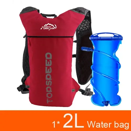 Mochila Respirável de Ciclismo MTB com Hidratação Ultraleve de 2L para Esportes e Passeios de Bicicleta