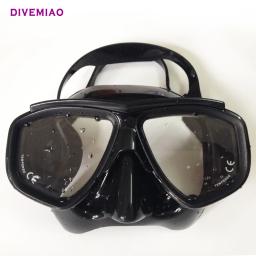 Máscara de mergulho profissional, óculos preto para mergulho com caixa para submarina - Image 6