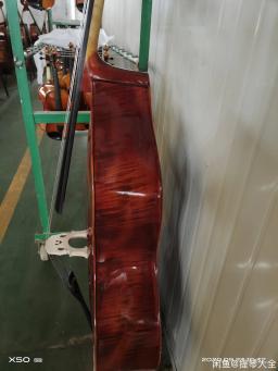 Contrabaixo Cabaça Forma Madeira Maciça, 100% Handmade, Profissional, Alta Qualidade, Forma Especial, Todos os Acessórios, Todos os Acessórios - Image 5