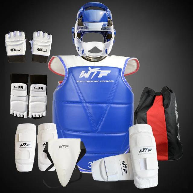 Terno de Proteção para Competição de Taekwondo: Kit Combinado para Adultos e Crianças