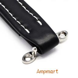 Estilo vintage couro alças para guitarra, madeira armários, amplificador Hardware, 1pc - Image 6