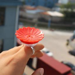 Alimentadores de pássaros coloridos alimentadores de beija-flor forma aves dispositivo de alimentação de água fácil de transportar pássaro mão ferramenta de alimentação para clos - Image 4