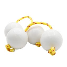 1 par de ritmo areia bola asalato abs mão abanador areia bolas maracas percussão instrumento musical para crianças educação precoce brinquedos - Image 1