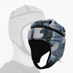 Capacete de rugby ajustável eva acolchoado chapelaria futebol goleiro cabeça macia protetor capacete protetor para unisex jovens adultos - Image 3