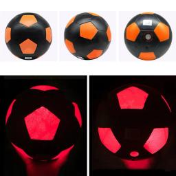 LED brilhante futebol brilho no escuro, bola de futebol, LED Light Up, treino noturno luminoso, bola de futebol especial - Image 3