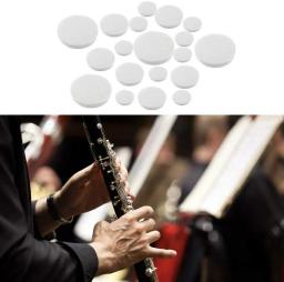 Comidox-Couro Clarinete Pads, Requintado Vento Acessórios Instrumento Substituição, 17pcs, Set - Image 3