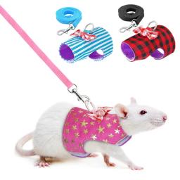 Conjunto de arreios para coelho, coletes e coletes para animais pequenos, hamster, furão, coelho, coelho, alça peitoral - Image 2