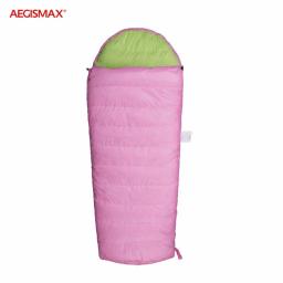 Aegismax saco de dormir infantil, envelope, criança, acampamento, grosso, ganso branco, 95% quente, cheio de, casa, caminhadas ao ar livre, turista - Image 2