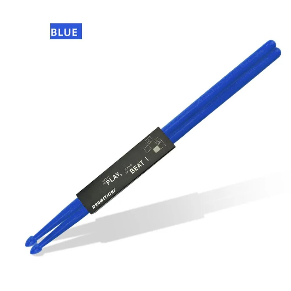 Nylon profissional tambor varas para iniciantes, alças antiderrapantes, bateria acessórios, 5A plástico, atacado, 1 par - Image 1