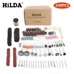 Hilda acessórios de ferramenta rotativa para fácil corte moagem lixar escultura e polimento ferramenta combinação para hilda dremel - Image 2
