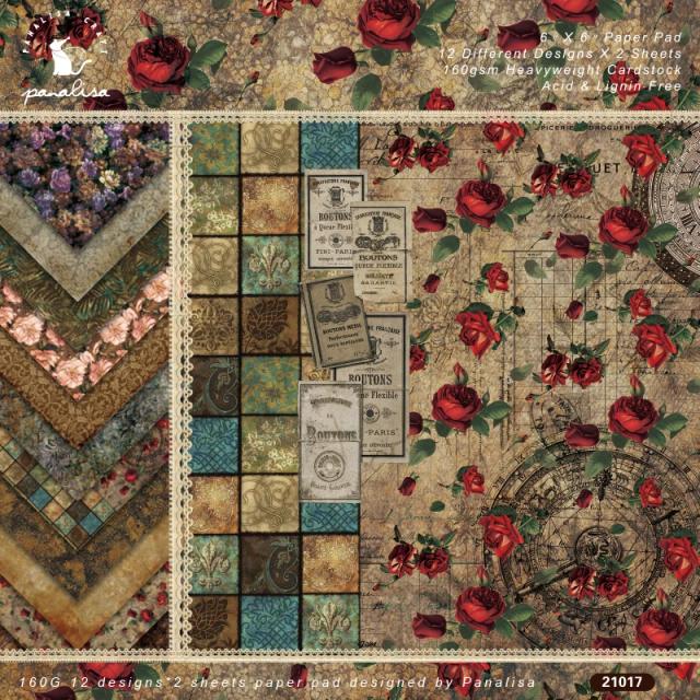 Papel para Scrapbooking Kscraft - 12 Folhas para Álbum, Cartões e Projetos Faça Você Mesmo