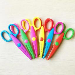 6 PCS Papel Corte Onda Borda Artesanato Tesoura Set DIY Album Ferramentas Manual Safe Child Scissors - Image 6