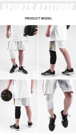Joelheiras Elásticas para Articulações, Cinta De Basquete, Equipamento De Proteção, Suporte De Patela, Suporte De Voleibol, Manga, 1Pc - Image 5