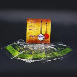 Aço inoxidável revestido Banjo String Set, liga de cobre, ferida String, instrumento de cordas, acessórios de substituição, 5pcs - Image 2