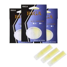 RIGA-Alto saxofone Reeds, Sax Resina Reed, Saxofone Acessórios, Força 2.5, 2.0, 1.5, 3pcs - Image 2