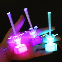 Luz colorida da rosa do diodo emissor de luz da fibra ótica, lâmpada da novidade do humor da fibra ótica para a decoração da festa em casa do brinquedo das crianças - Image 5