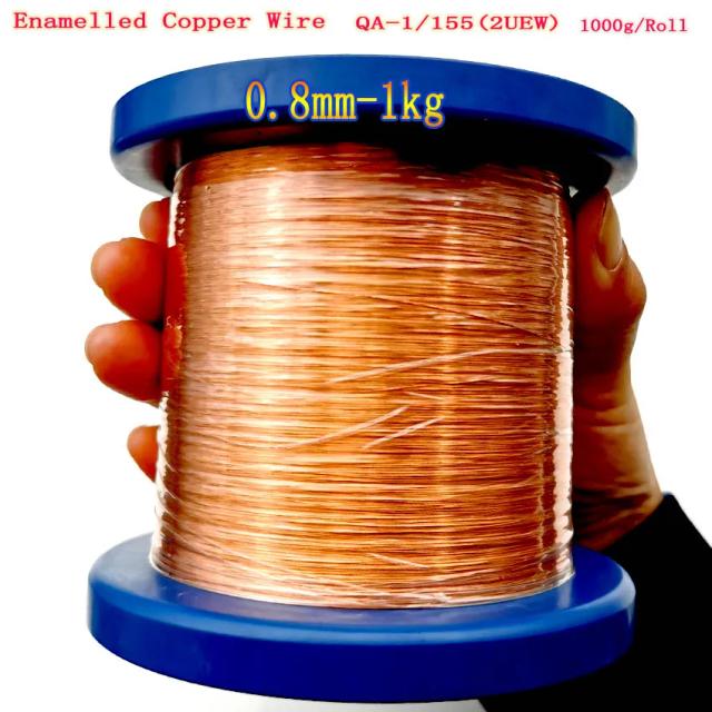 Máquina de Enrolamento para Fio de Cobre Esmaltado QA-1 155: Fios Magnéticos de 0,03mm a 1,6mm, 1kg por Rolo
