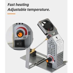 Máquina de corte térmica elétrica, ajuste da temperatura, ferramenta de corte com lâmina, cetim do nylon, fita do aquecimento, 220V - Image 4