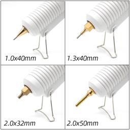 150w hot melt pistola de cola longo bico de diâmetro 1mm 1.3mm pequena abertura pistola de cola industrial diy ferramentas de reparação de artesanato pistola de cola - Image 3