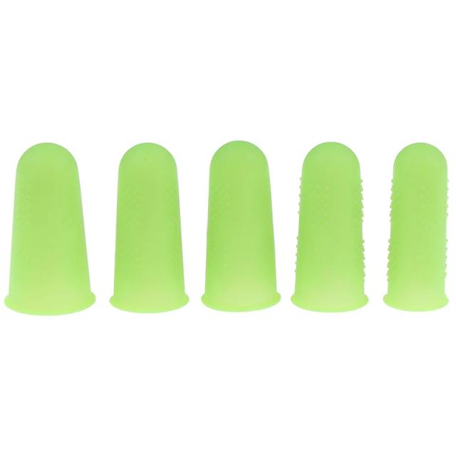 Dedal de Silicone Multifuncional para Bordado - Protetor de Dedos e Capas Sleve, Conjunto com 3 ou 5 Peças